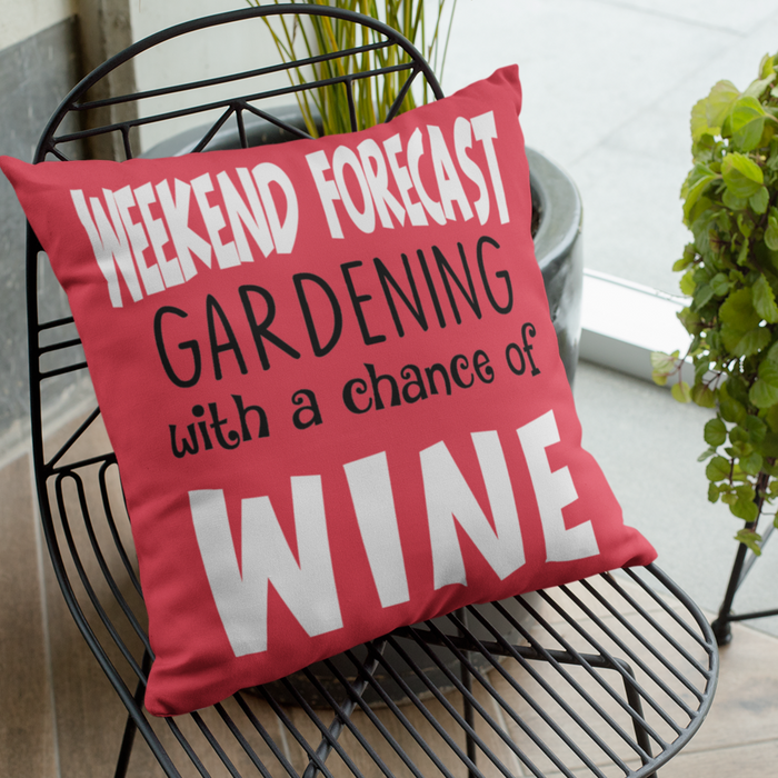 Weekend forecast Gardening Cushion