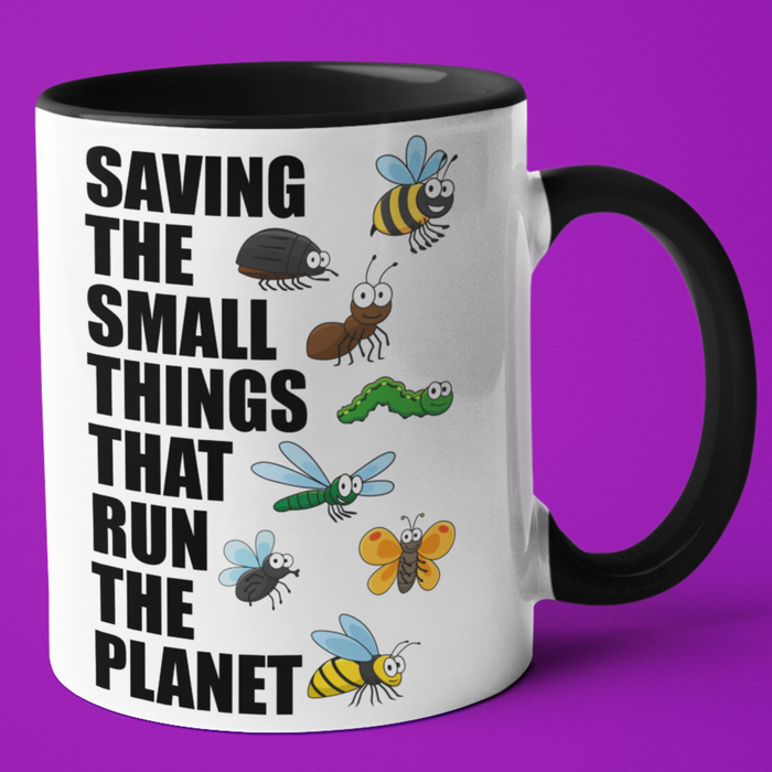 Saving the small things that run the planet mug