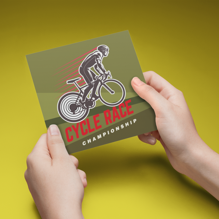 Cycling Race Greeting Card