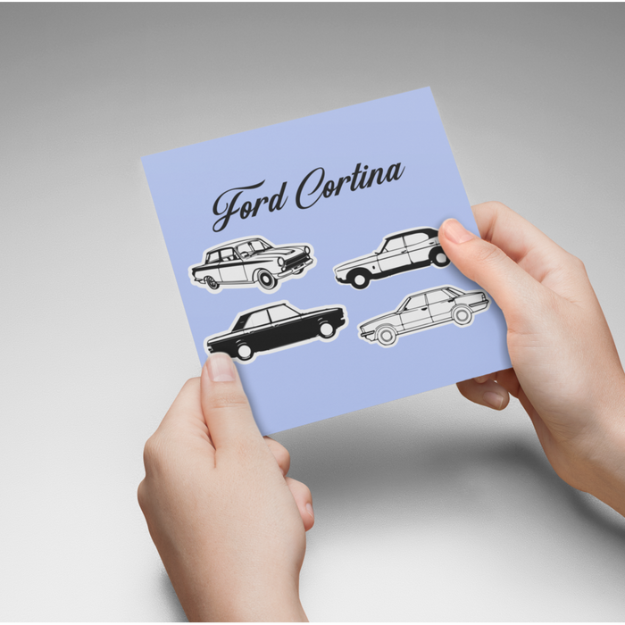 Ford Cortina Greeting Card