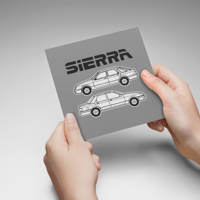 Ford Sierra Greeting Card