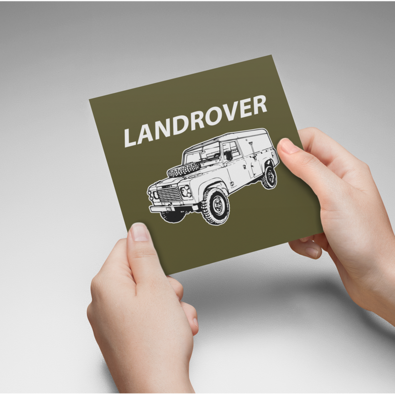 Landrover Greeting Card