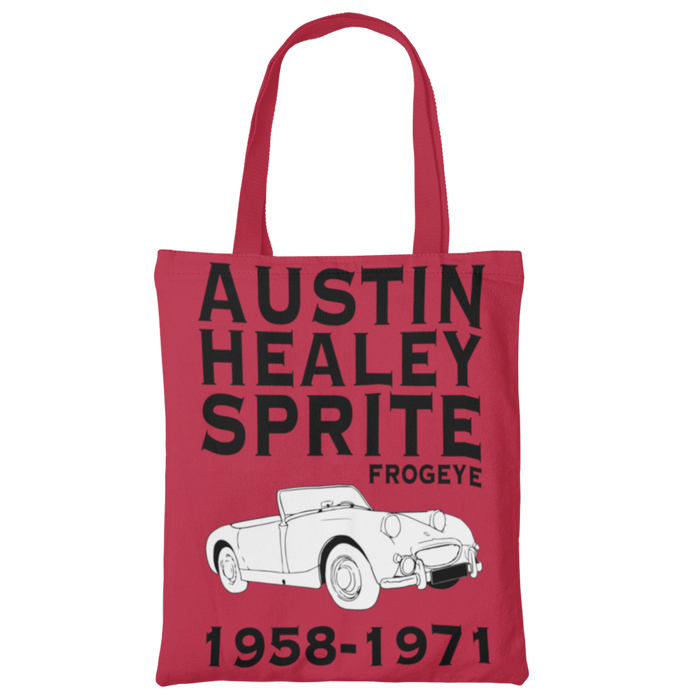 Austin Healey Sprite Classic Car Cotton Tote Bag