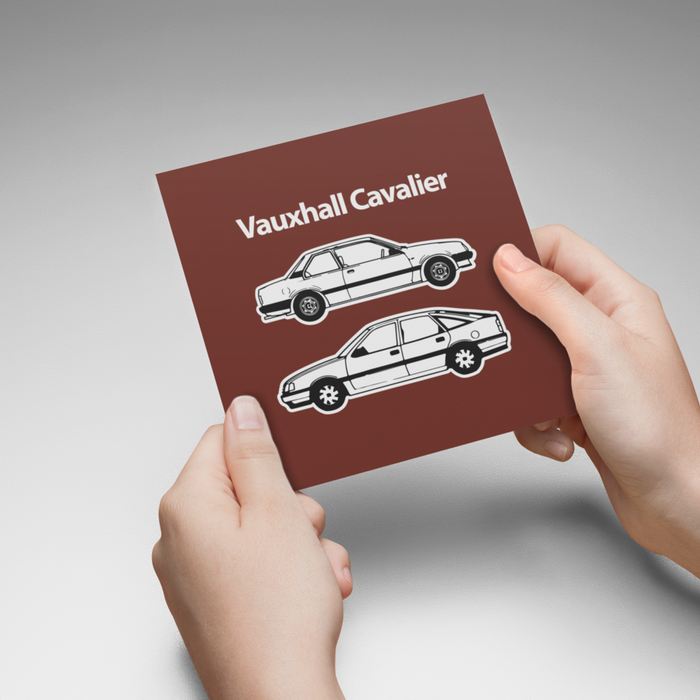Vauxhall Cavalier Greeting Card