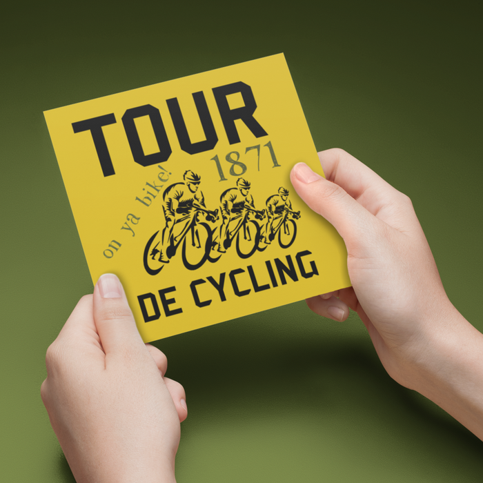 Tour De Cycling Greeting Card