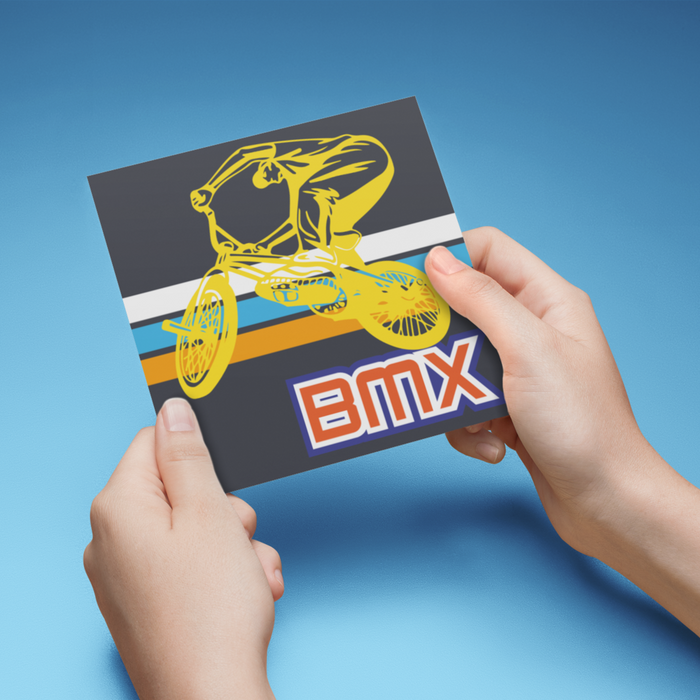 BMX Greeting Card