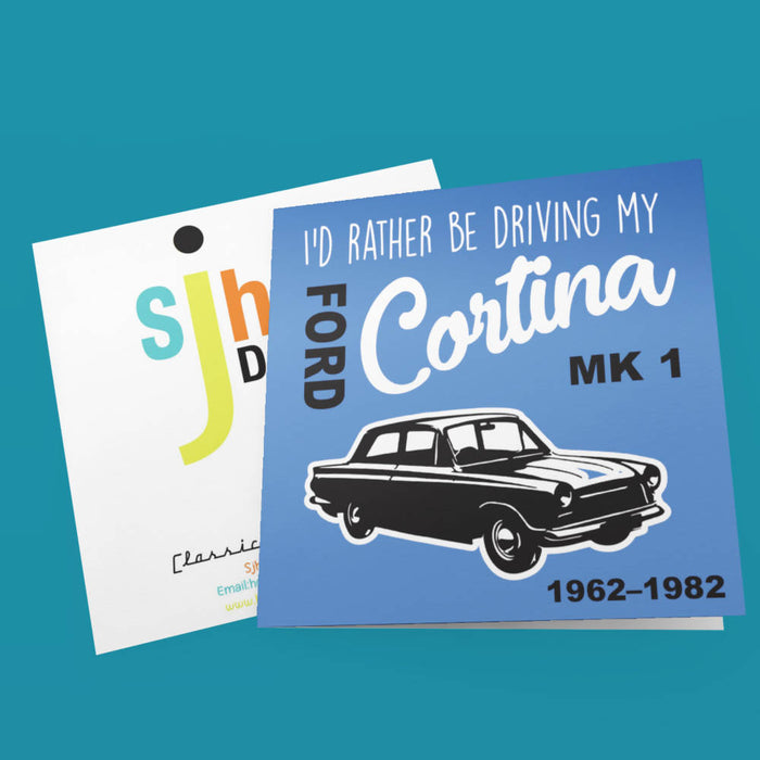 Ford Cortina MK1 Greeting Card