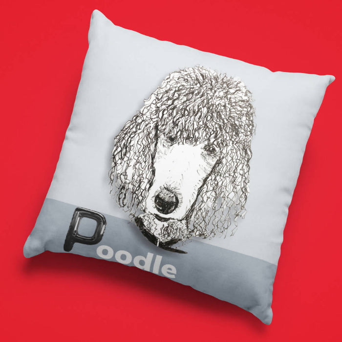 P for Poodle Cushion