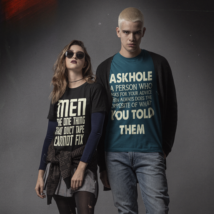 Askhole Humour T-shirt