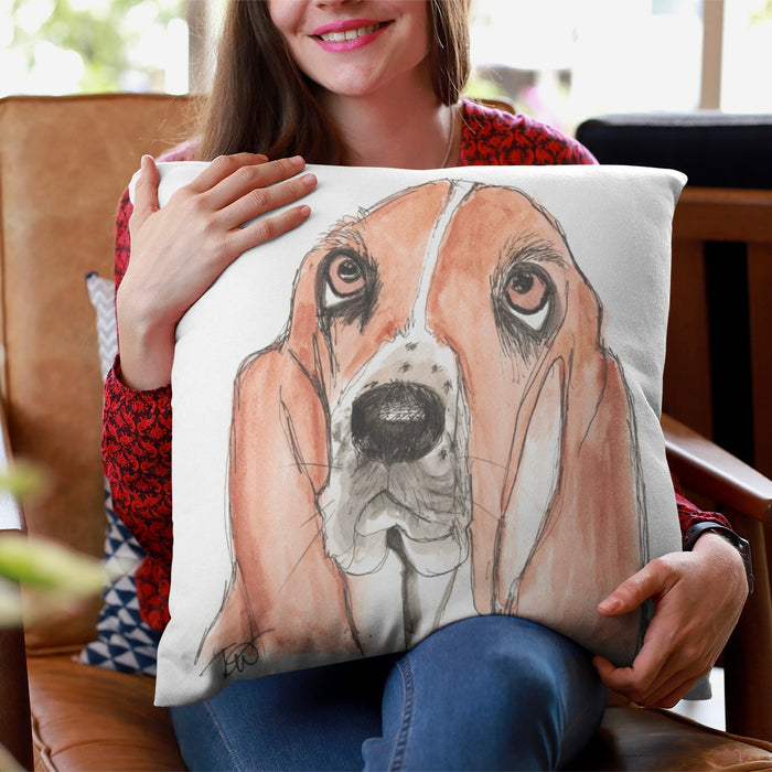 Bassett Hound Cushion