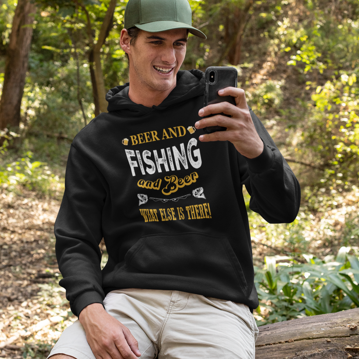 Beer and Fishing, What else is there.  Fishing Humour Hoodie