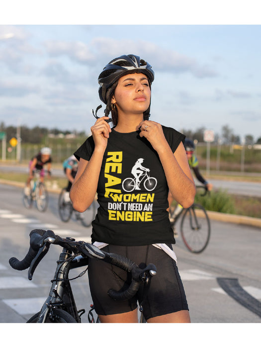 Real Women Cycling T-shirt