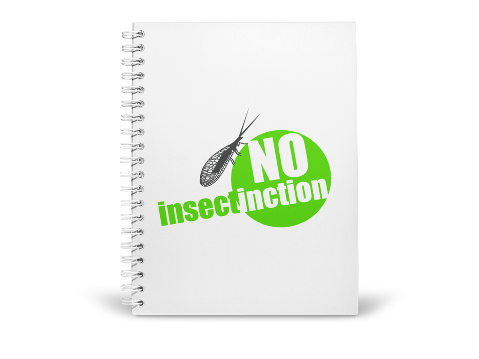 No insectinction Notebook A5