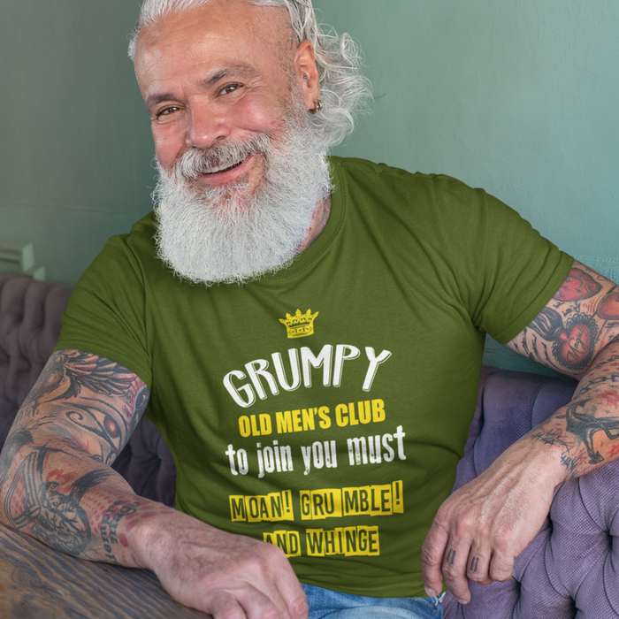 Grumpy Old Men's Club Humour T-shirt