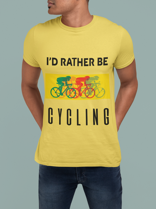 CY005 I'D Rather Be Cycling T-Shirt