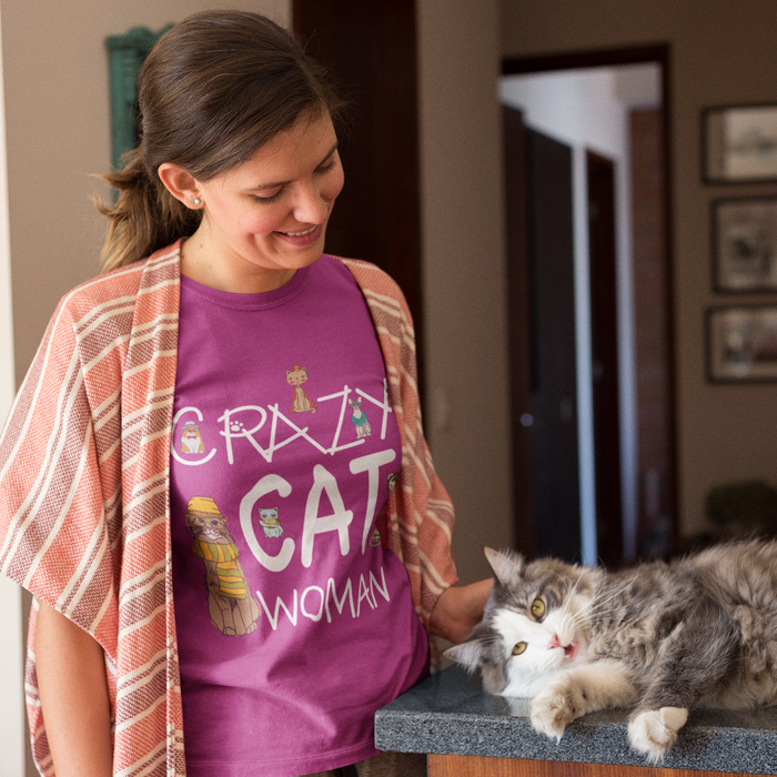 Crazy Cat Woman T-Shirt